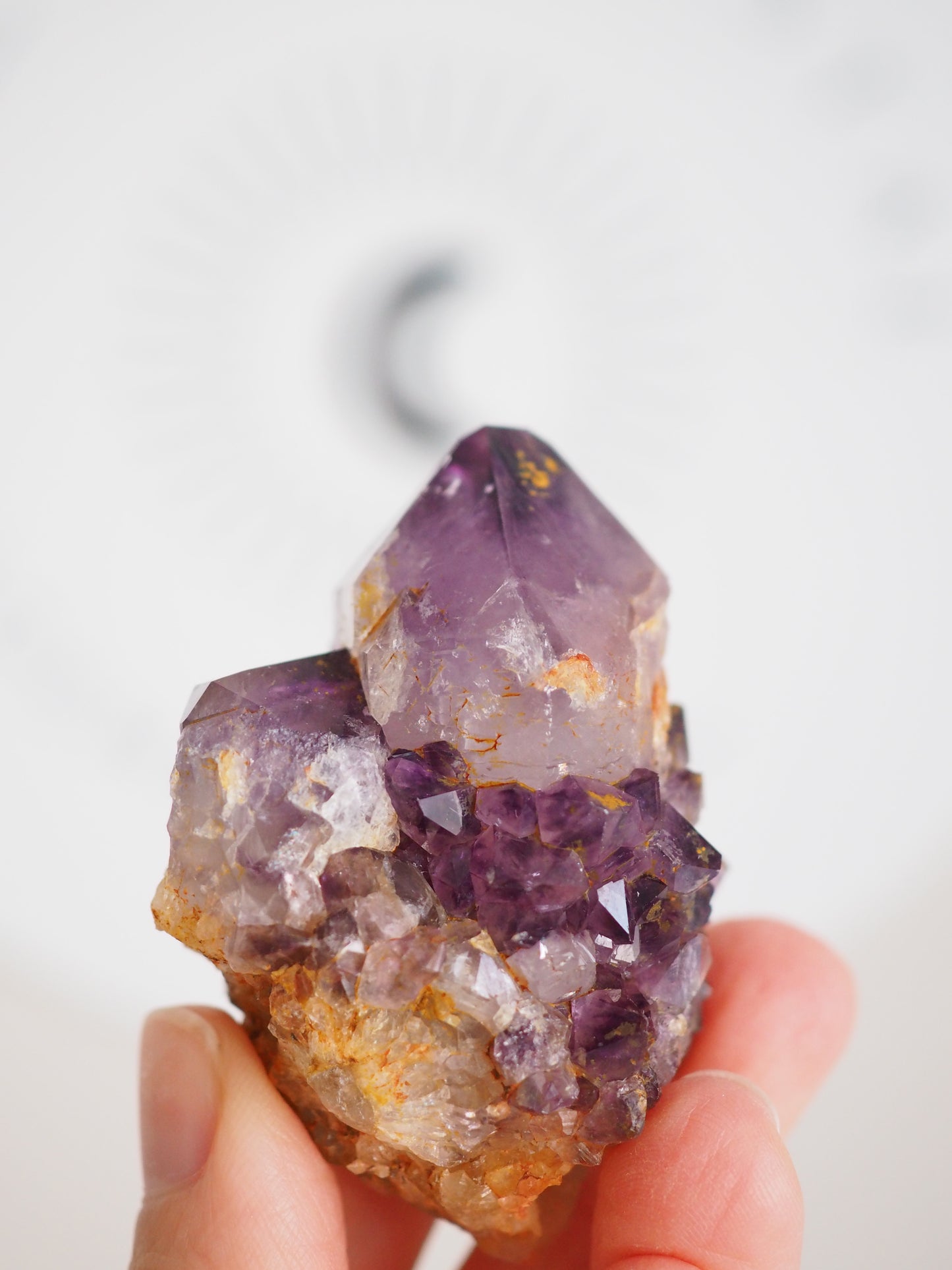 Kaktus Quarz Deep Violett . Spirit Quarz - aus Boekenhouthoek. Mpumalanga. Südafrika HIGH QUALITY