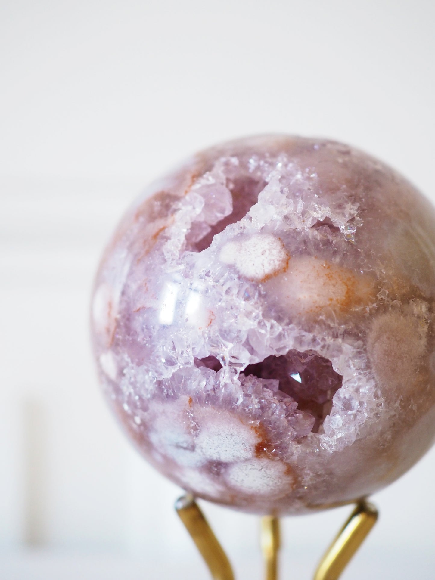 Pink Amethyst . Amethyst Blumen Achat Kugel . Sphere ca. xxcm. PARADIESE COLLECTION - aus Brasilien HIGH QUALITY