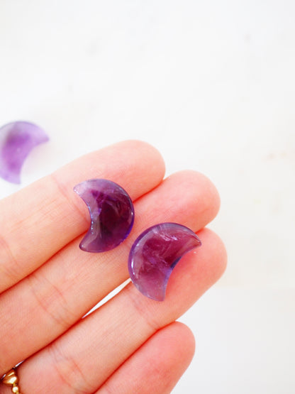 Amethyst Mini Mond  . Moon ca. 1.5 cm - aus Brasilien