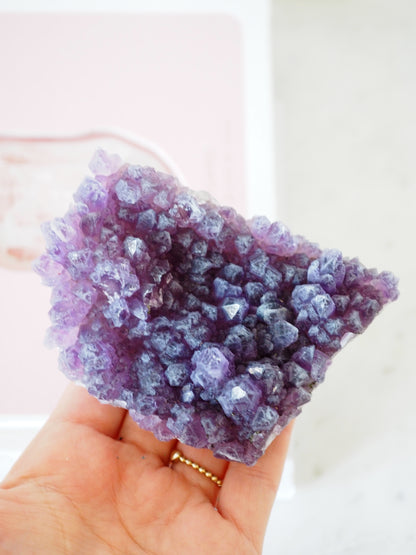Amethyst mit Pyrit ca. 9 x 10 cm - aus Bulgarien RARE