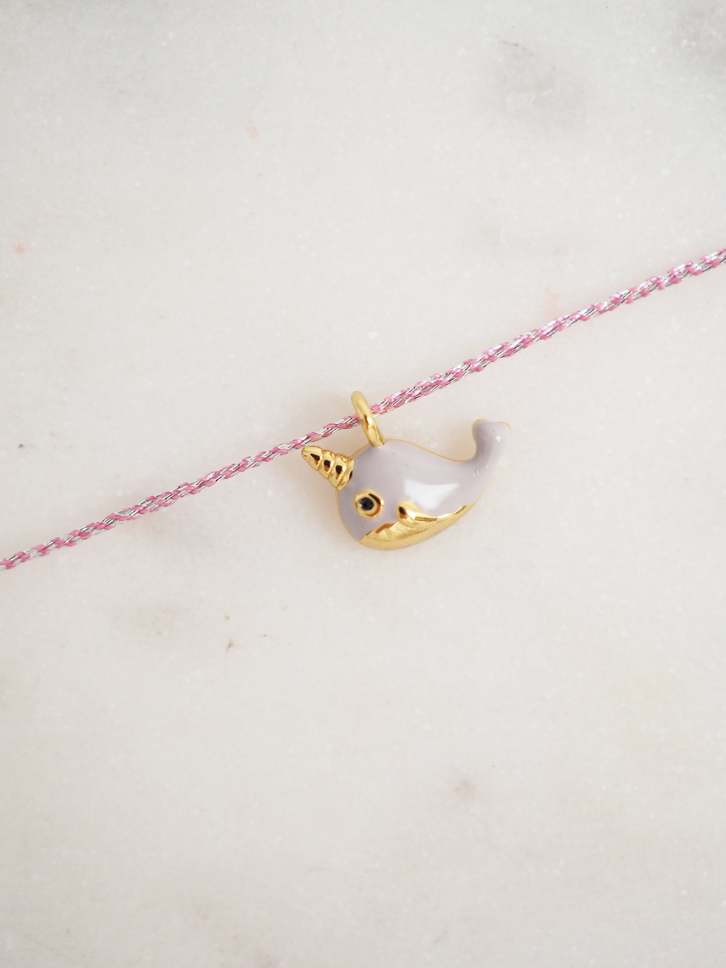 Narwal Armband  MIRACLE CANDY COLLECTION - 925 Sterlingsilber vergoldet