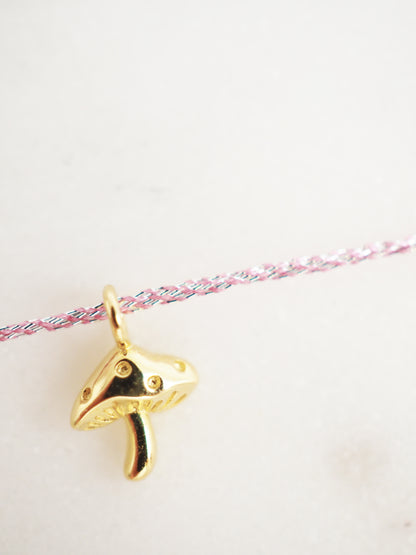 Pilz Armband MIRACLE CANDY COLLECTION - 925 Sterlingsilber vergoldet