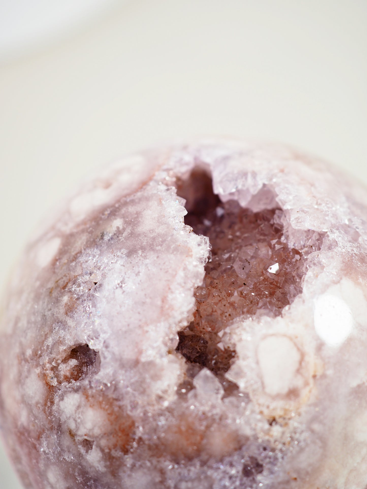 Pink Amethyst . Amethyst Blumen Achat Kugel . Sphere ca. xxcm. PARADIESE COLLECTION - aus Brasilien HIGH QUALITY