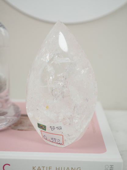Lemurian Bergkristall Flamme mit Regenbögen - aus Brasilien HIGH QUALITY