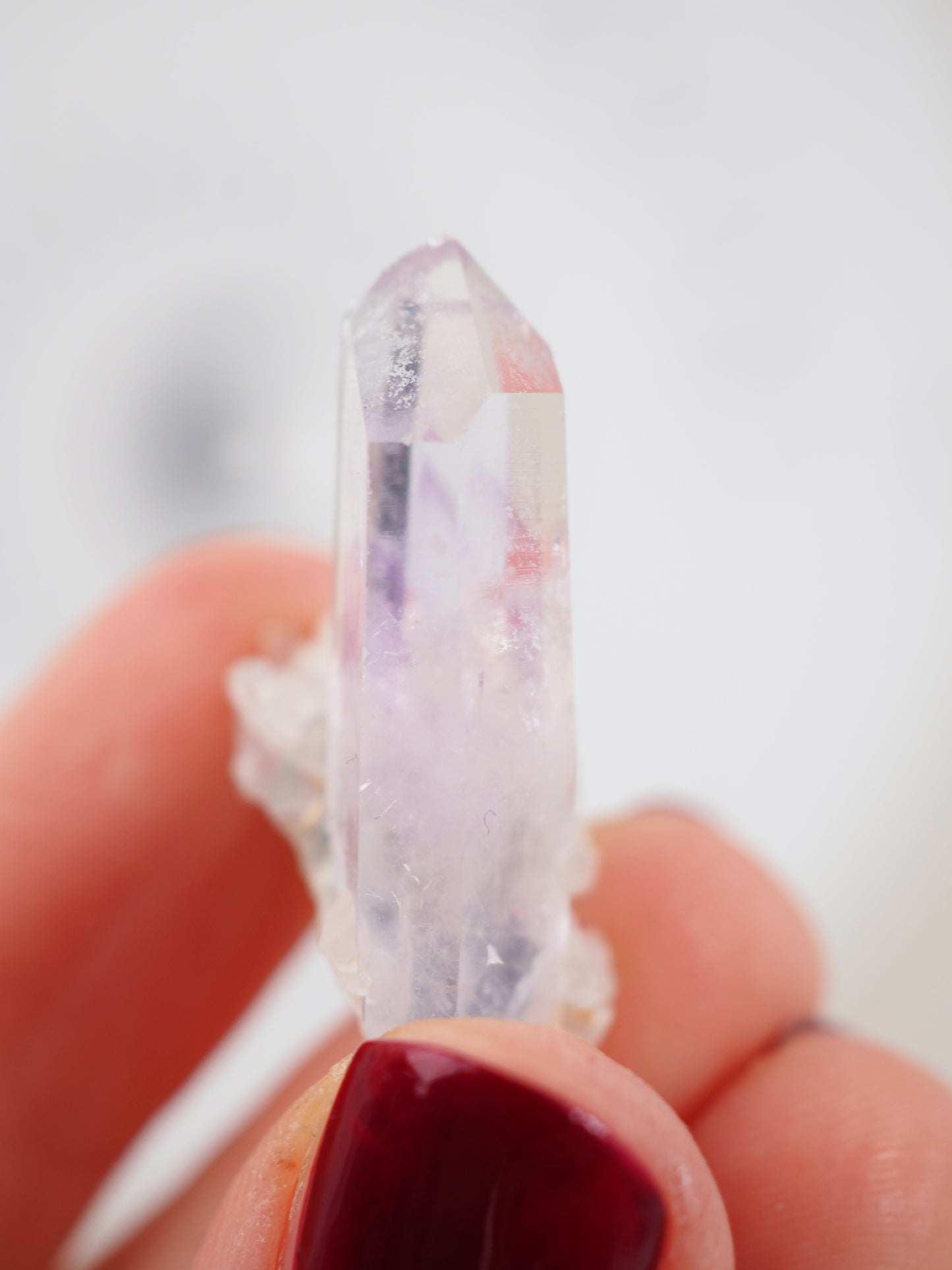 Brandberg Enhydro Amethyst Spitze ca. xxcm [xx]- aus Namibia SUPER RARE