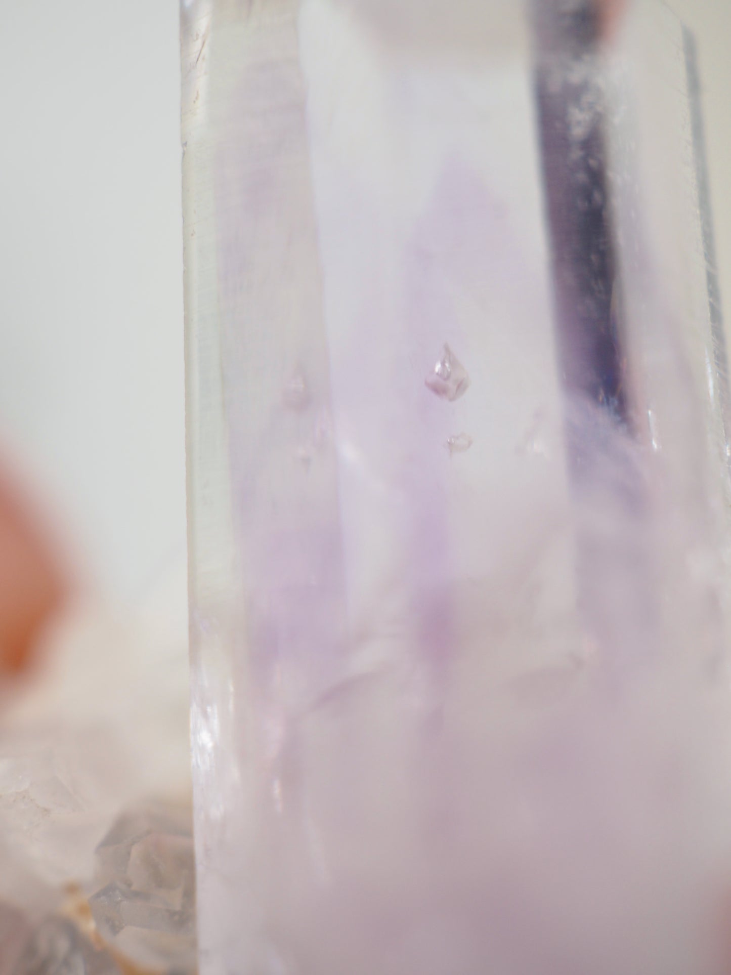 Brandberg Enhydro Amethyst Spitze ca. xxcm [xx]- aus Namibia SUPER RARE