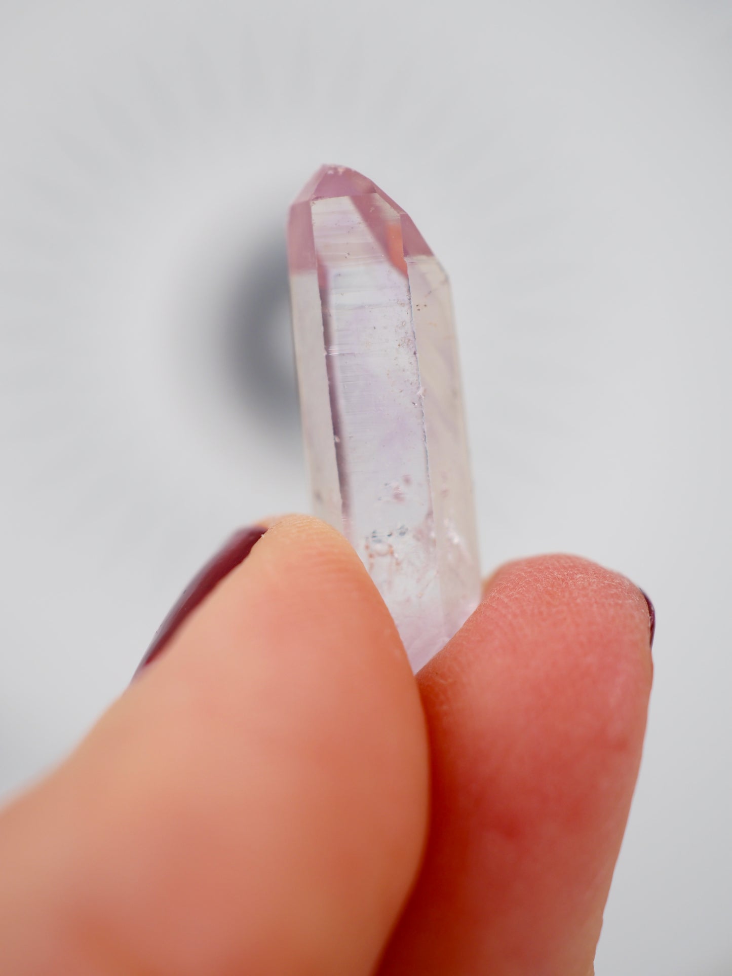 Brandberg Enhydro Amethyst Spitze ca. xxcm [xx]- aus Namibia