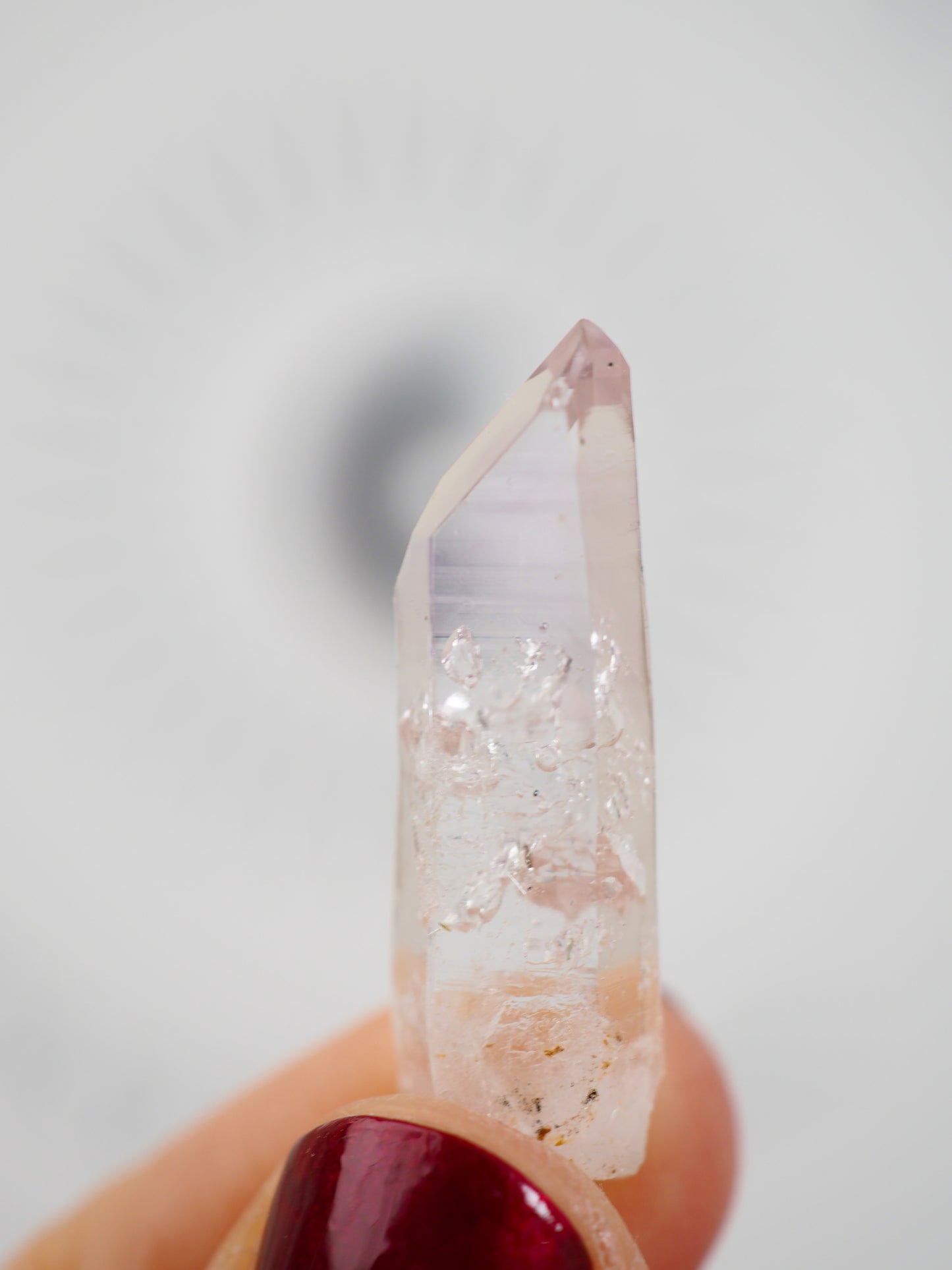 Brandberg Enhydro Amethyst Spitze ca. xxcm [xx]- aus Namibia SUPER RARE