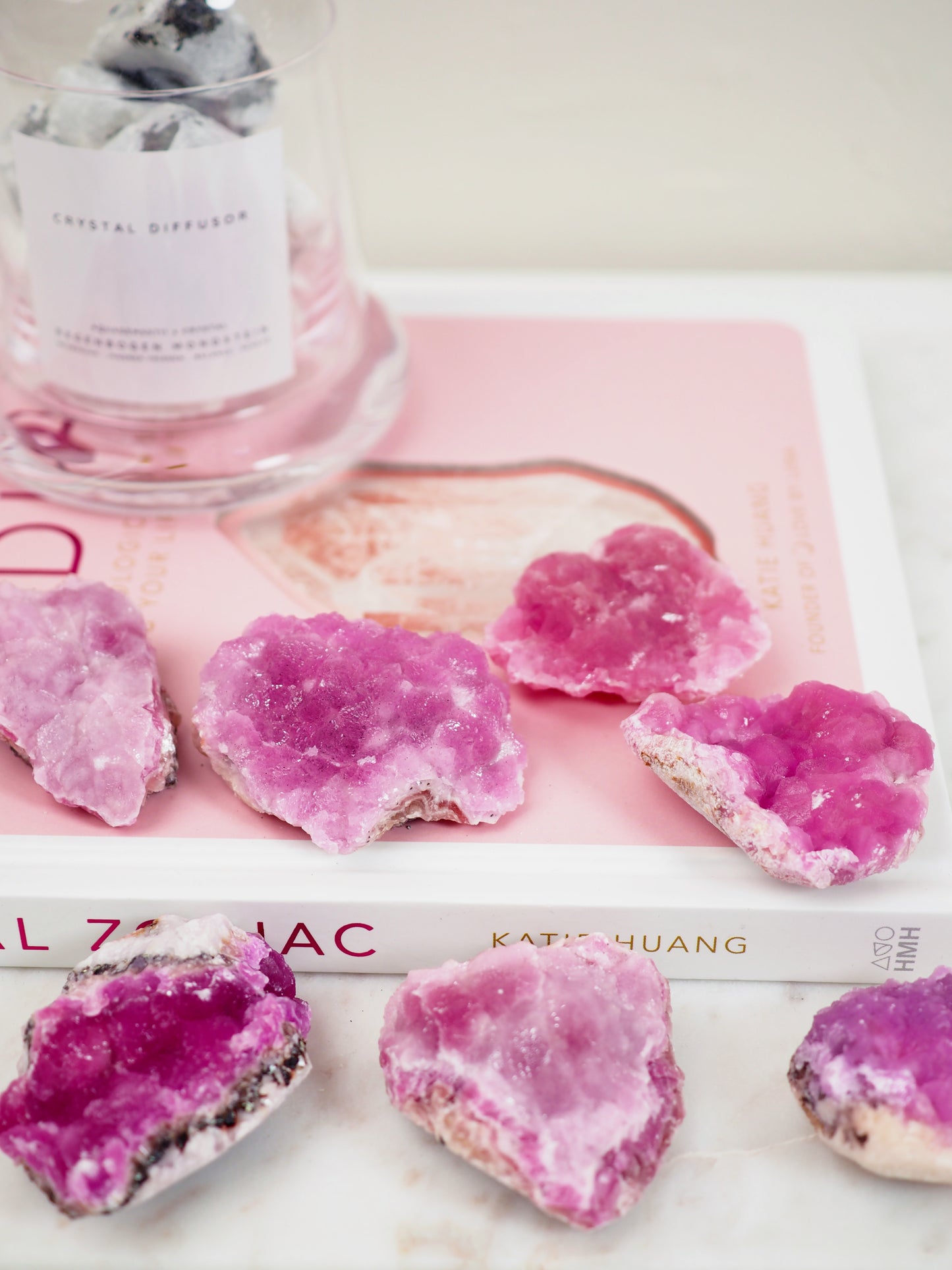 Pink Cobalto Calcite Specimen ca. xx cm - aus Marokko