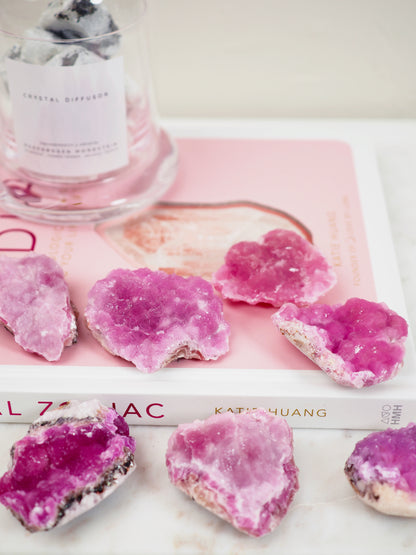 Pink Cobalto Calcite Specimen ca. xx cm - aus Marokko