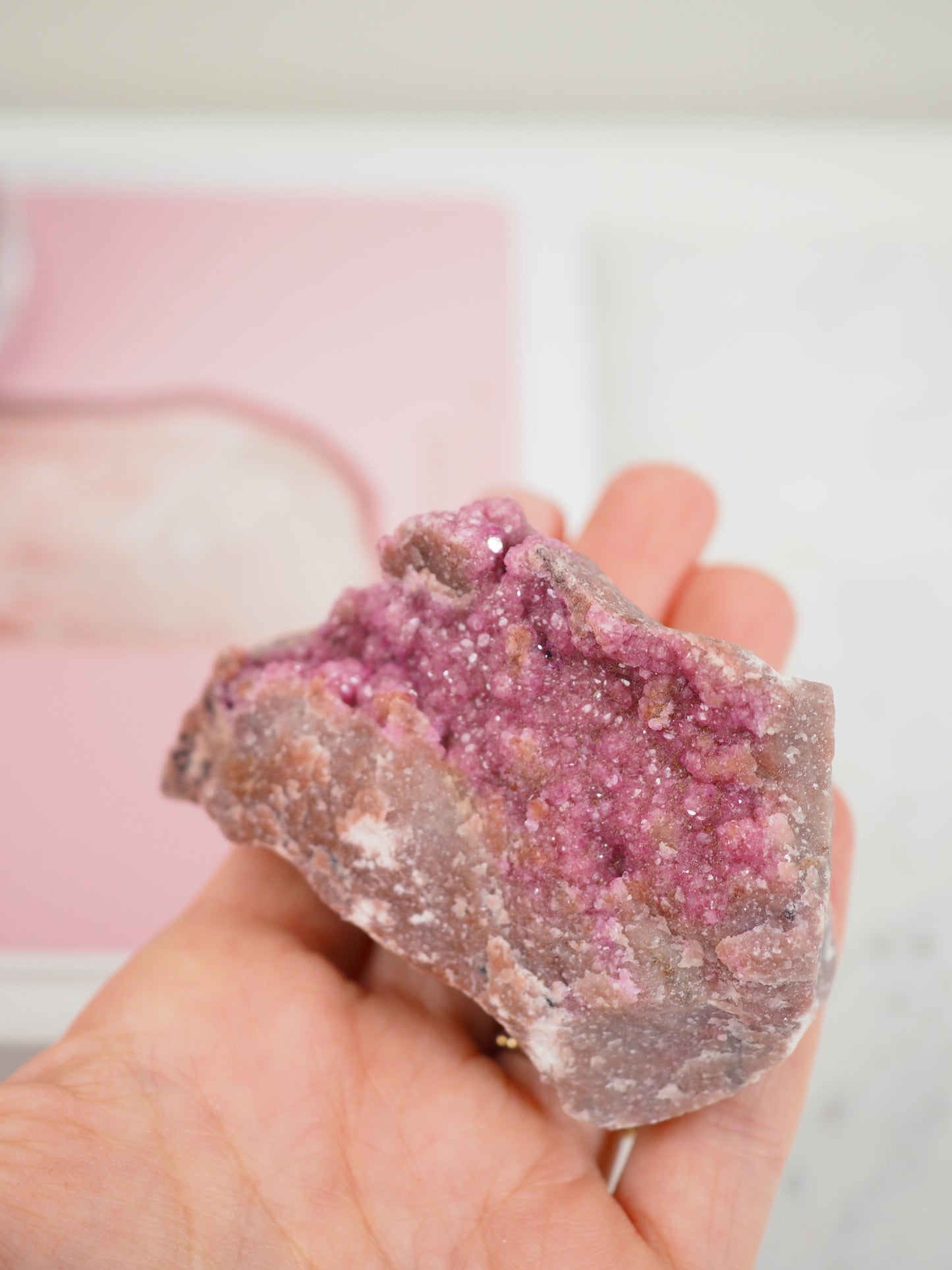 Pink Cobalto Calcite Specimen ca. xx cm [xx]- aus Kongo