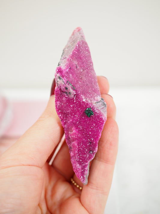 Pink Cobalto Calcite & Malachit Specimen ca. xx cm [xx]- aus Kongo