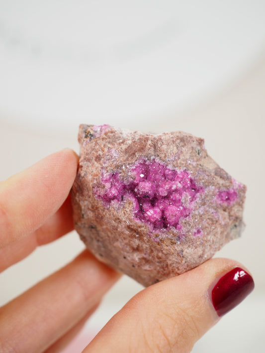 Sparkly Pink Cobalto Calcite Specimen ca. xx cm [xx]- aus Kongo