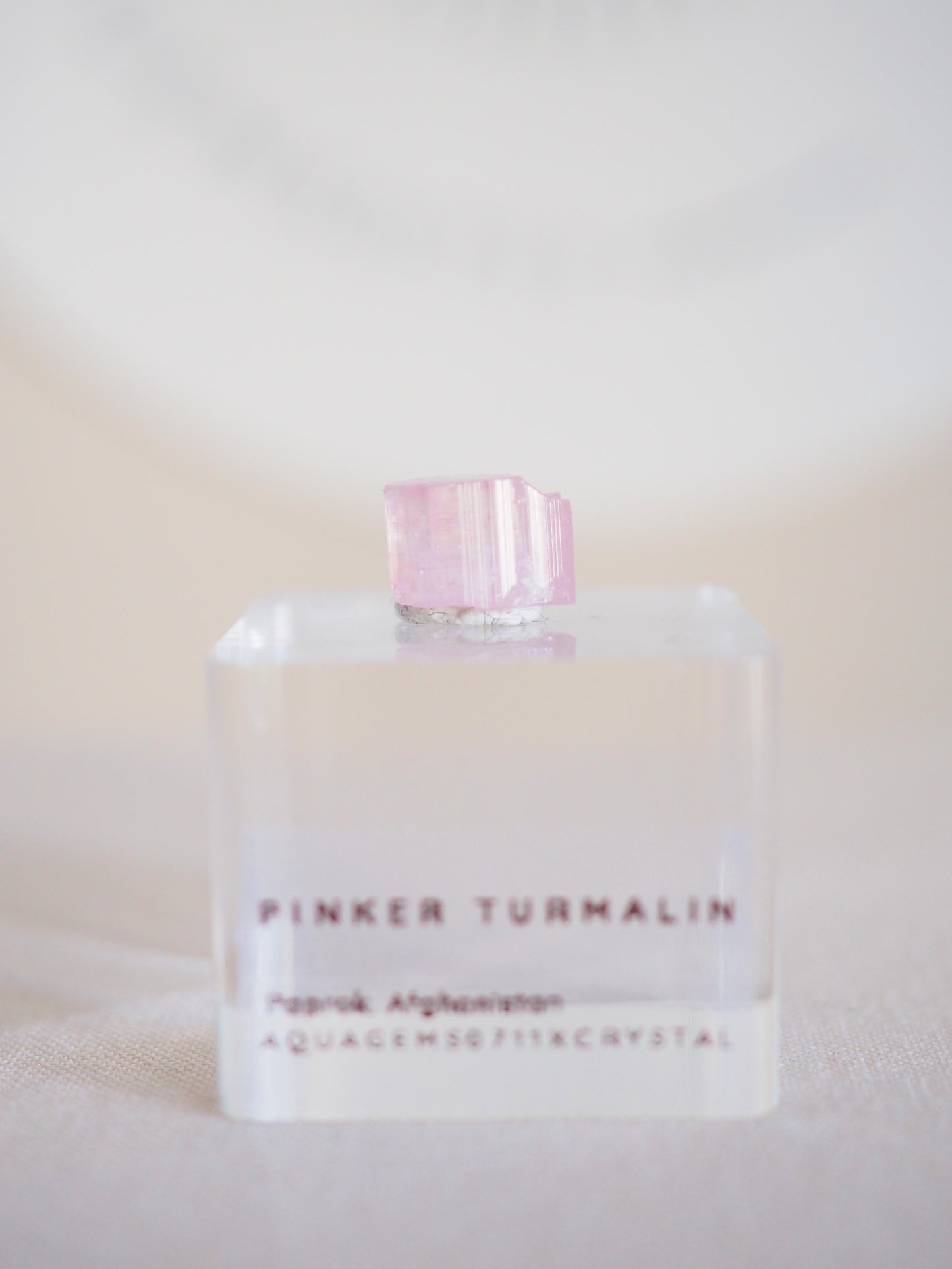 Pinker Turmalin  - aus Paprok Afghanistan