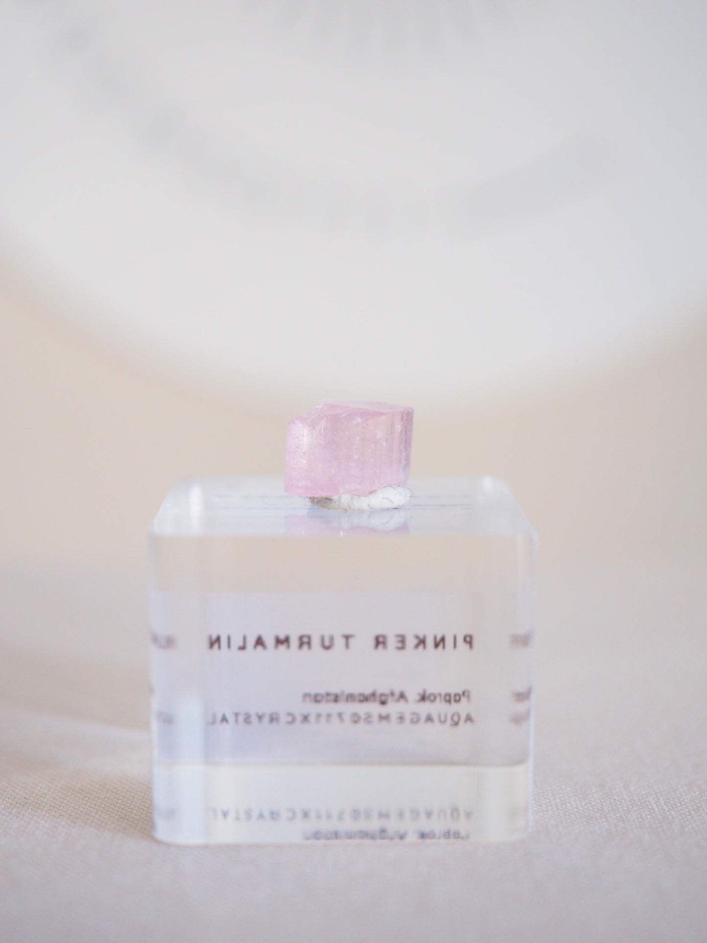 Pinker Turmalin  - aus Paprok Afghanistan