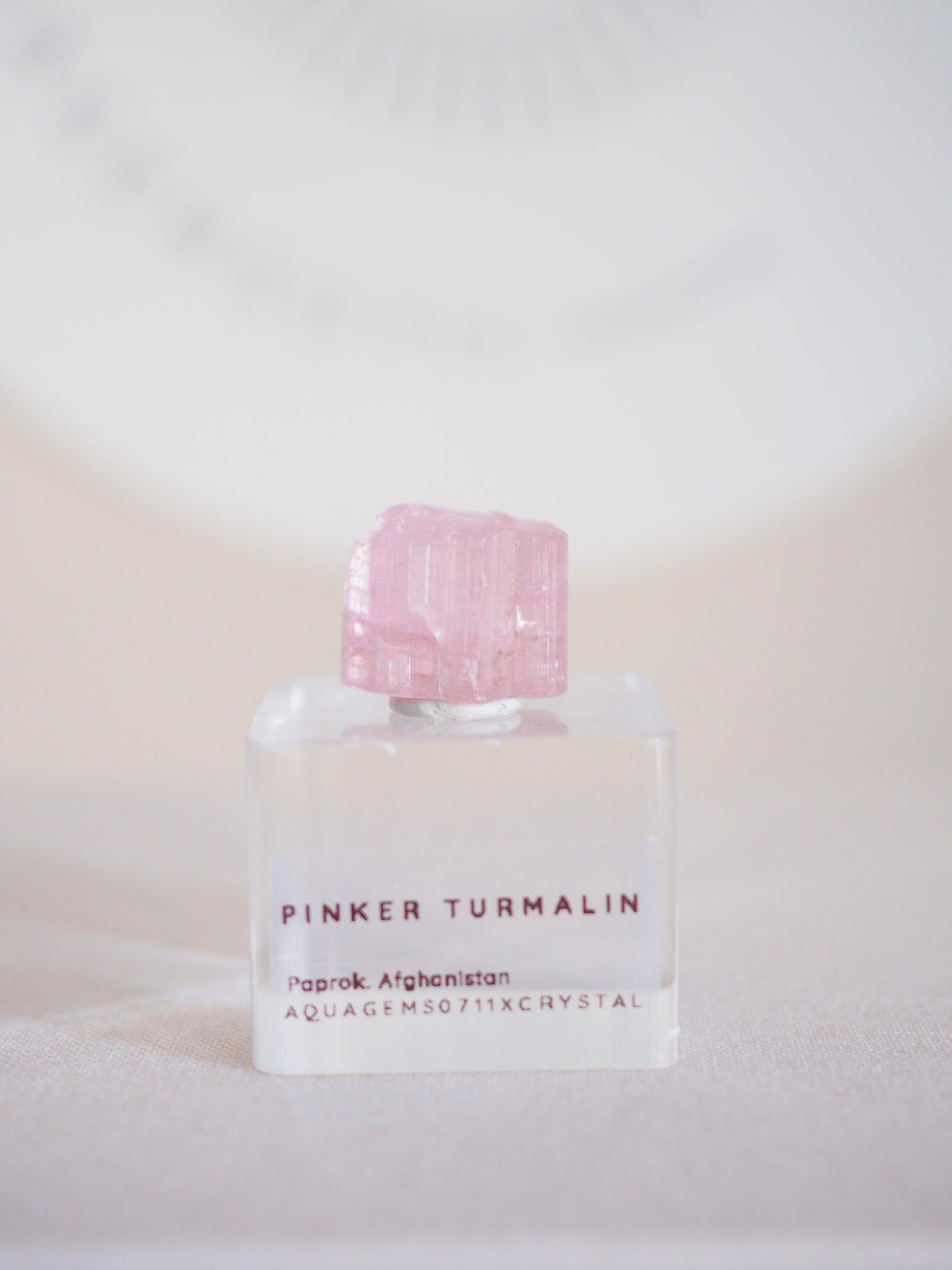 Pinker Turmalin  - aus Paprok Afghanistan