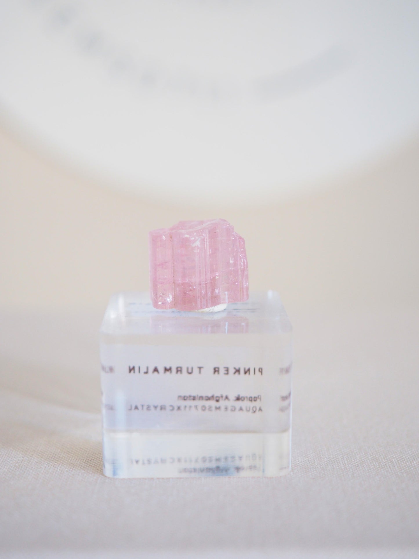 Pinker Turmalin  - aus Paprok Afghanistan