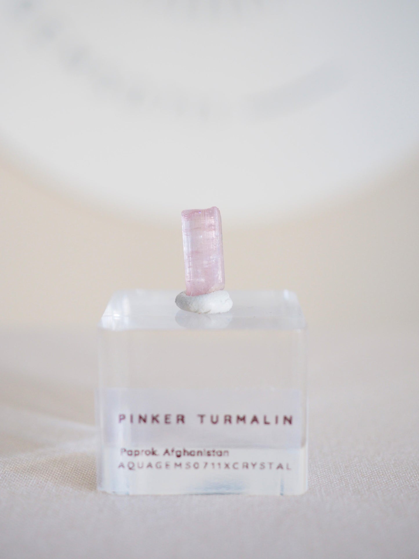 Pinker Turmalin  - aus Paprok Afghanistan