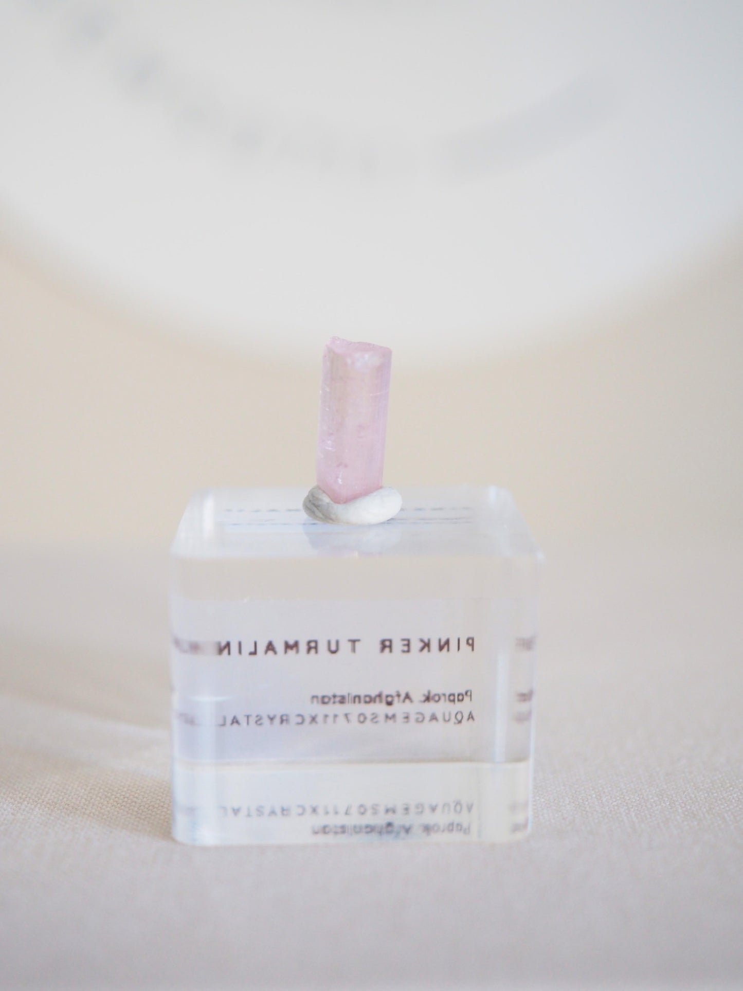 Pinker Turmalin  - aus Paprok Afghanistan