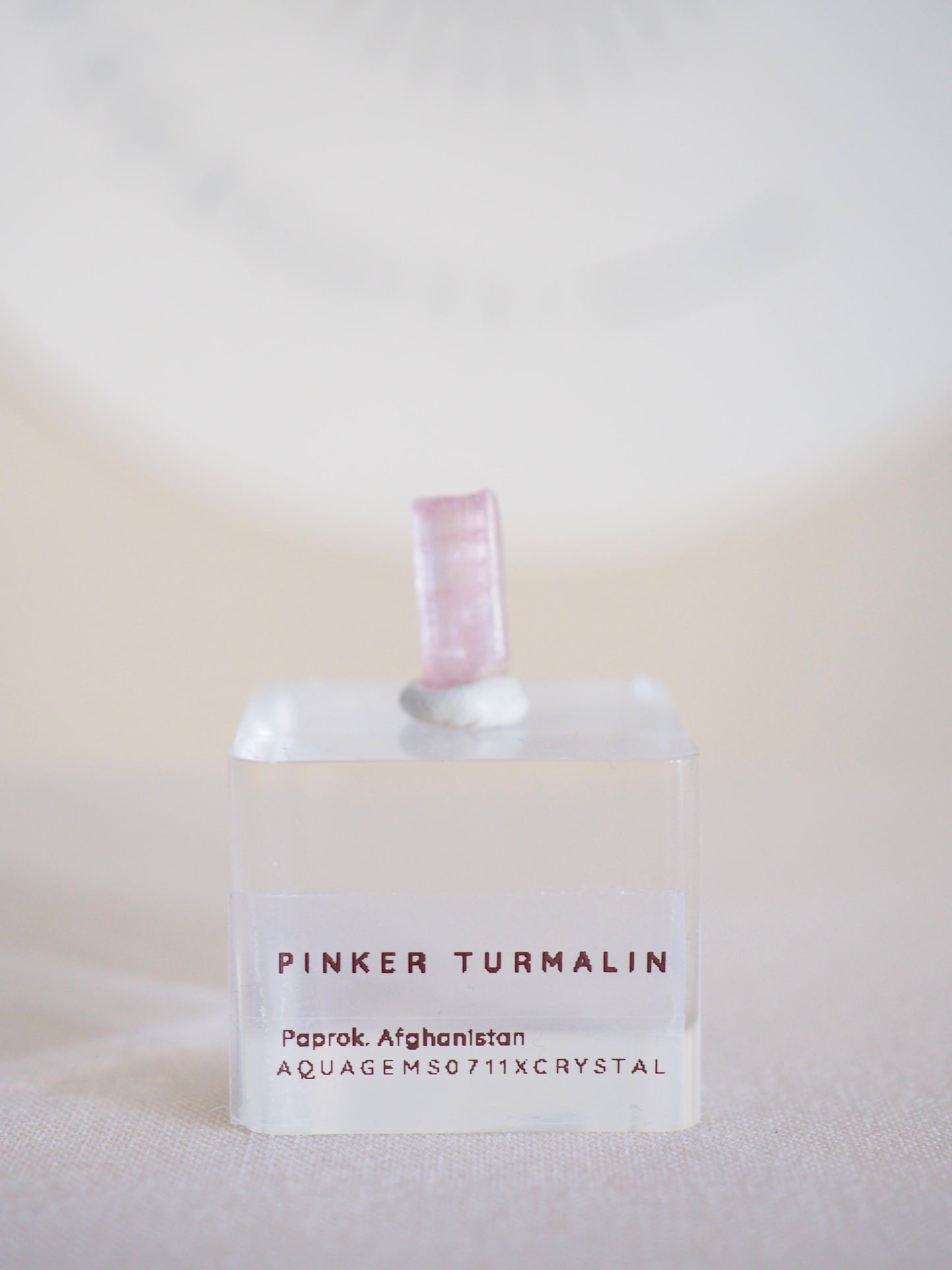 Pinker Turmalin  - aus Paprok Afghanistan