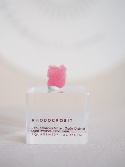 Kristallisierter Rhodochrosit - aus Peru