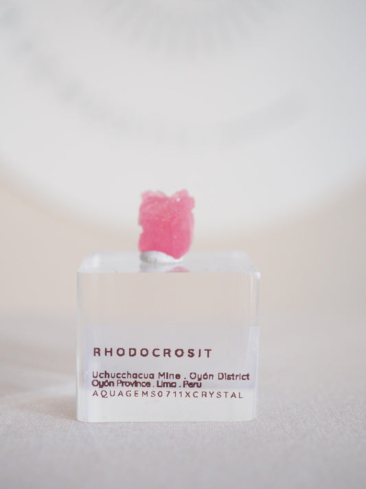 Kristallisierter Rhodochrosit - aus Peru