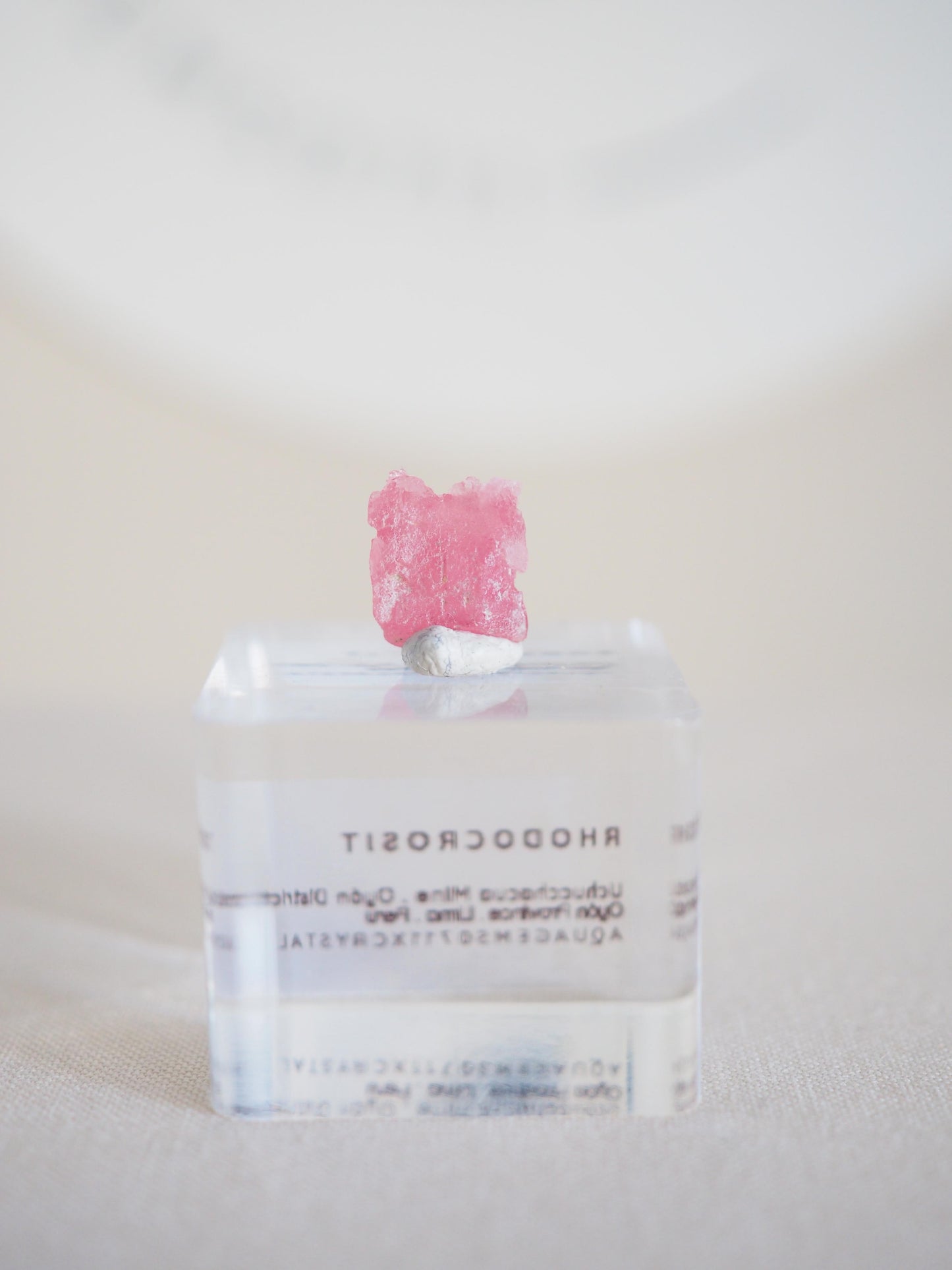 Kristallisierter Rhodochrosit - aus Peru