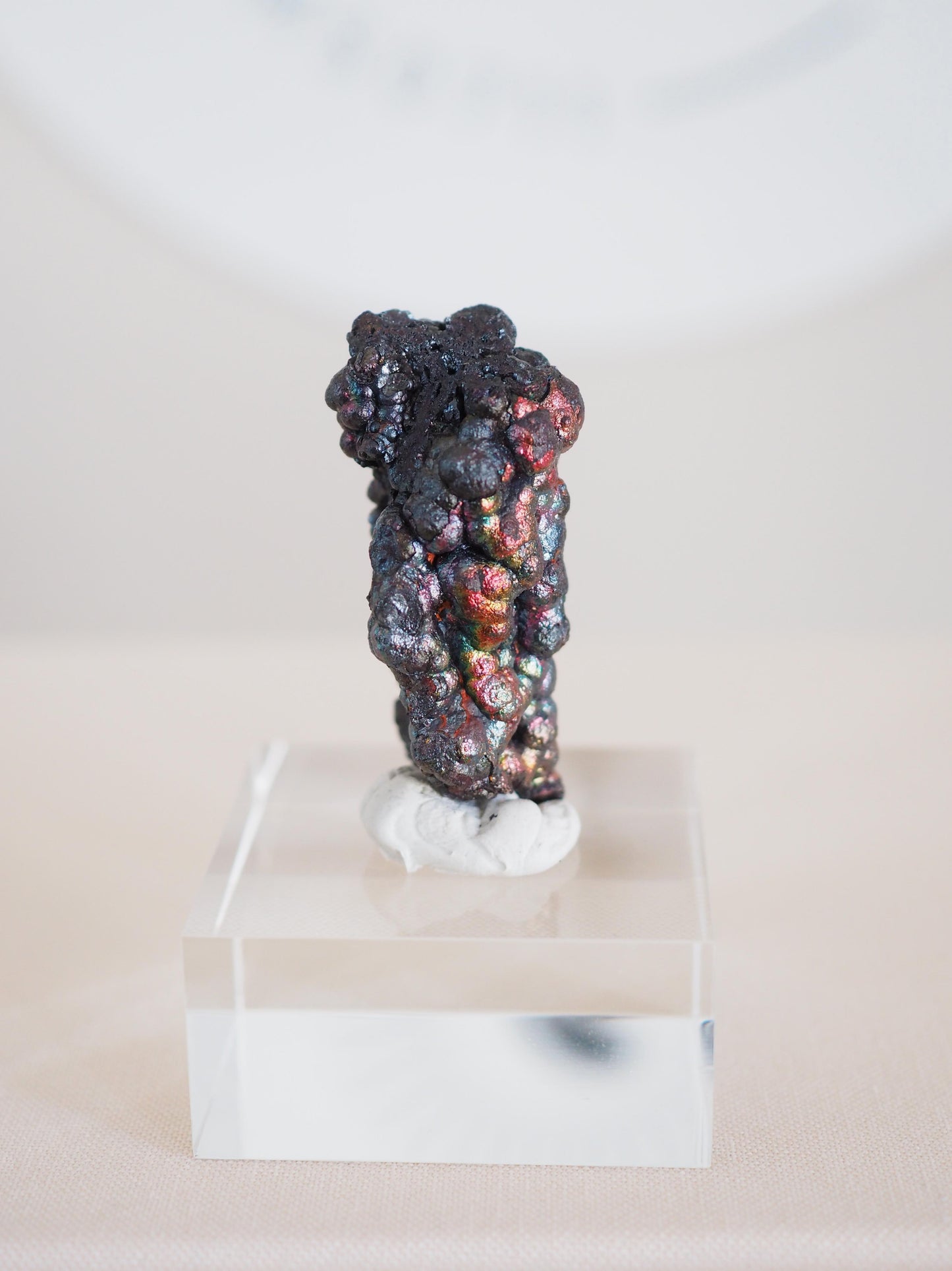 Bunt Irisierender Goethit . Iridescent Goetite Specimen [ 1 ] ca. 4 cm - aus Tharsis . Spanien