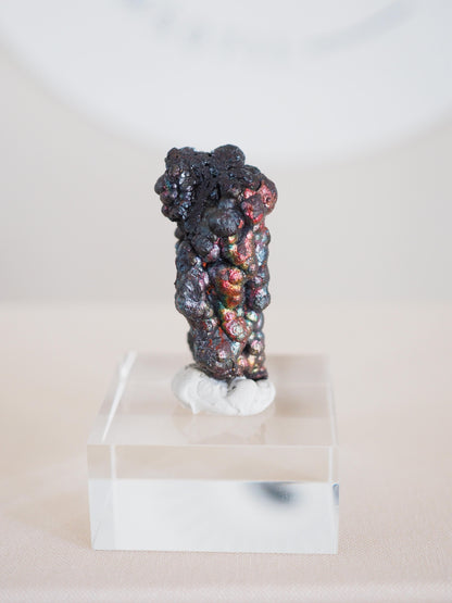 Bunt Irisierender Goethit . Iridescent Goetite Specimen [ 1 ] ca. 4 cm - aus Tharsis . Spanien