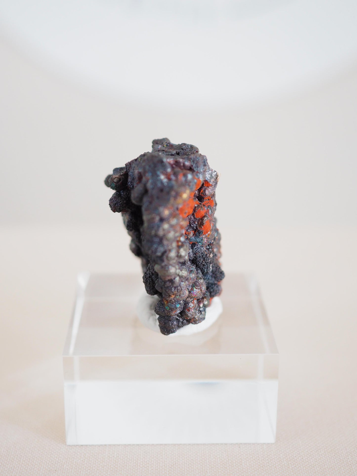 Bunt Irisierender Goethit . Iridescent Goetite Specimen [ 3 ] ca. 4 cm - aus Tharsis . Spanien