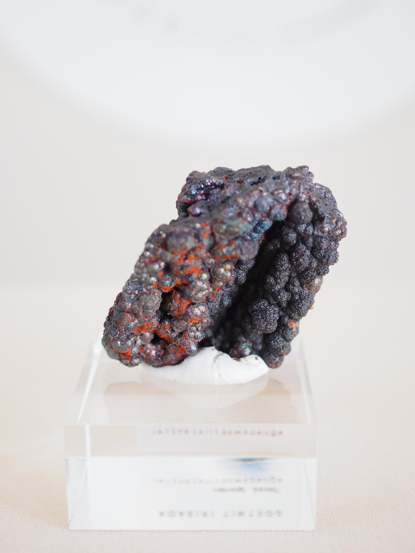 Bunt Irisierender Goethit . Iridescent Goetite Specimen [ 3 ] ca. 4 cm - aus Tharsis . Spanien