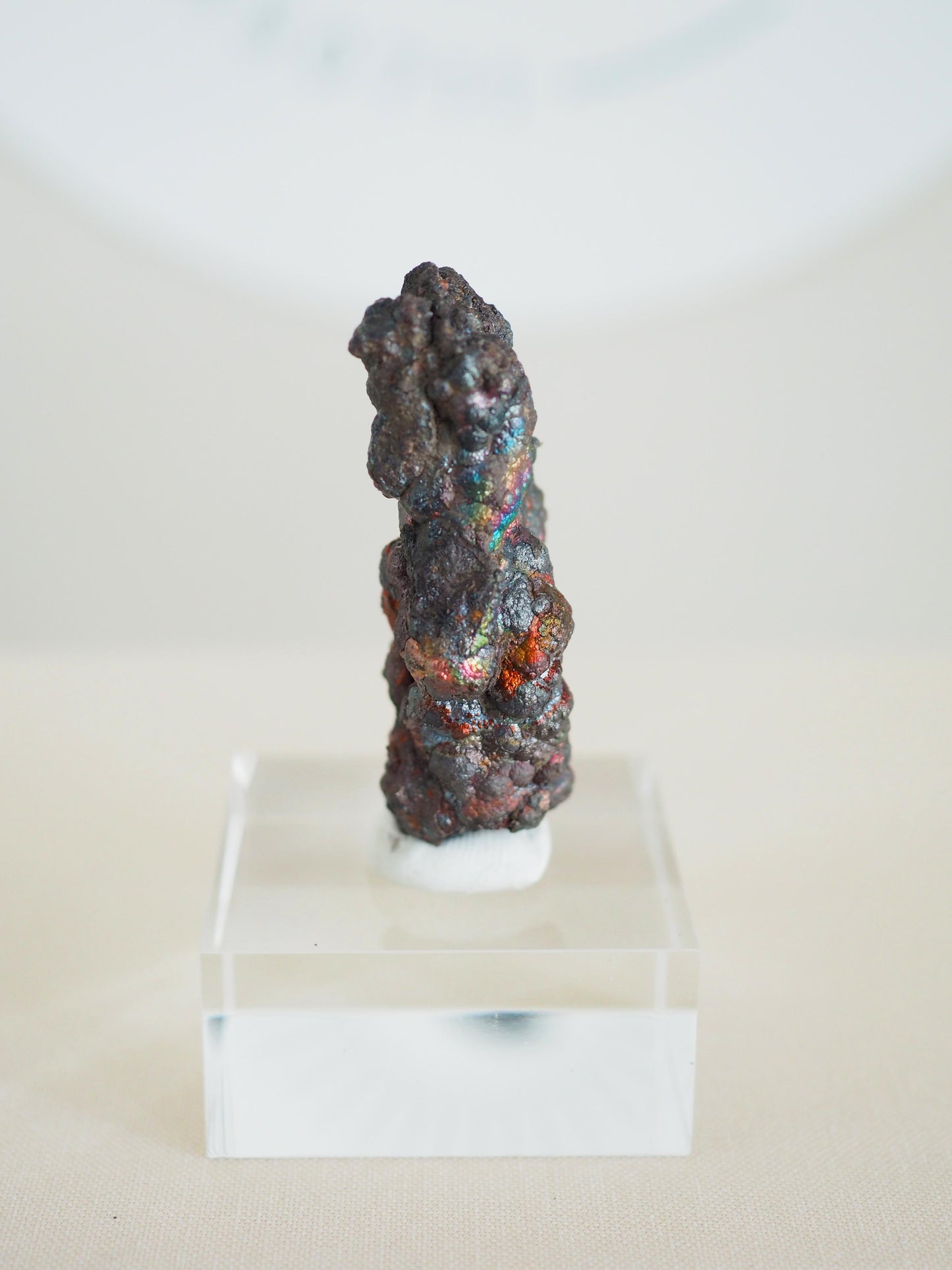 Bunt Irisierender Goethit .Iridescent Goetite Specimen [ 6 ] ca. 5.5 cm - aus Tharsis . Spanien