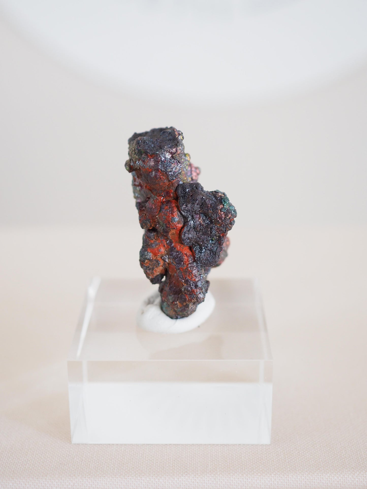 Bunt Irisierender Goethit . Iridescent Goetite Specimen [ 7 ] ca. 4 cm - aus Tharsis . Spanien