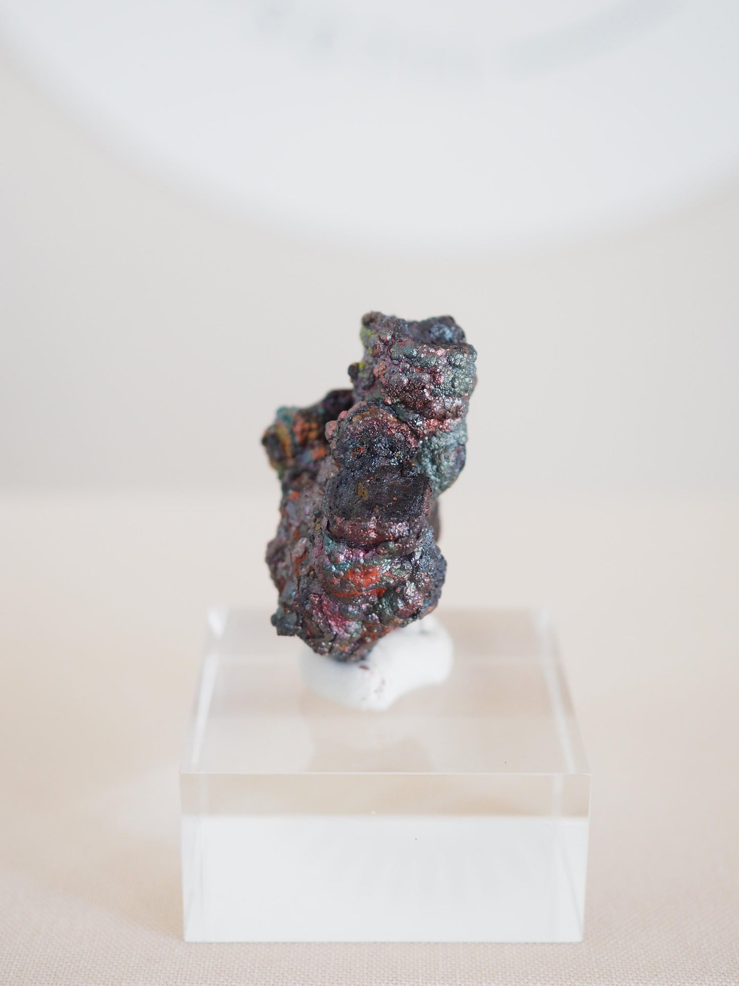 Bunt Irisierender Goethit . Iridescent Goetite Specimen [ 7 ] ca. 4 cm - aus Tharsis . Spanien