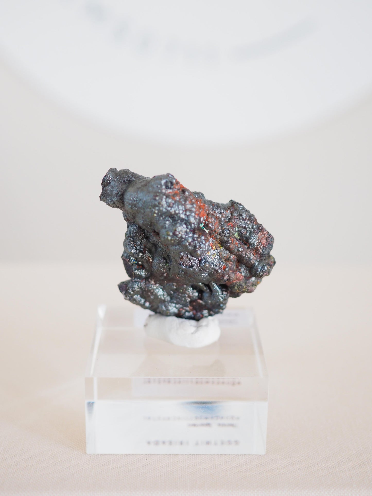 Bunt Irisierender Goethit . Iridescent Goetite Specimen [ 8 ] ca. 5 cm - aus Tharsis . Spanien