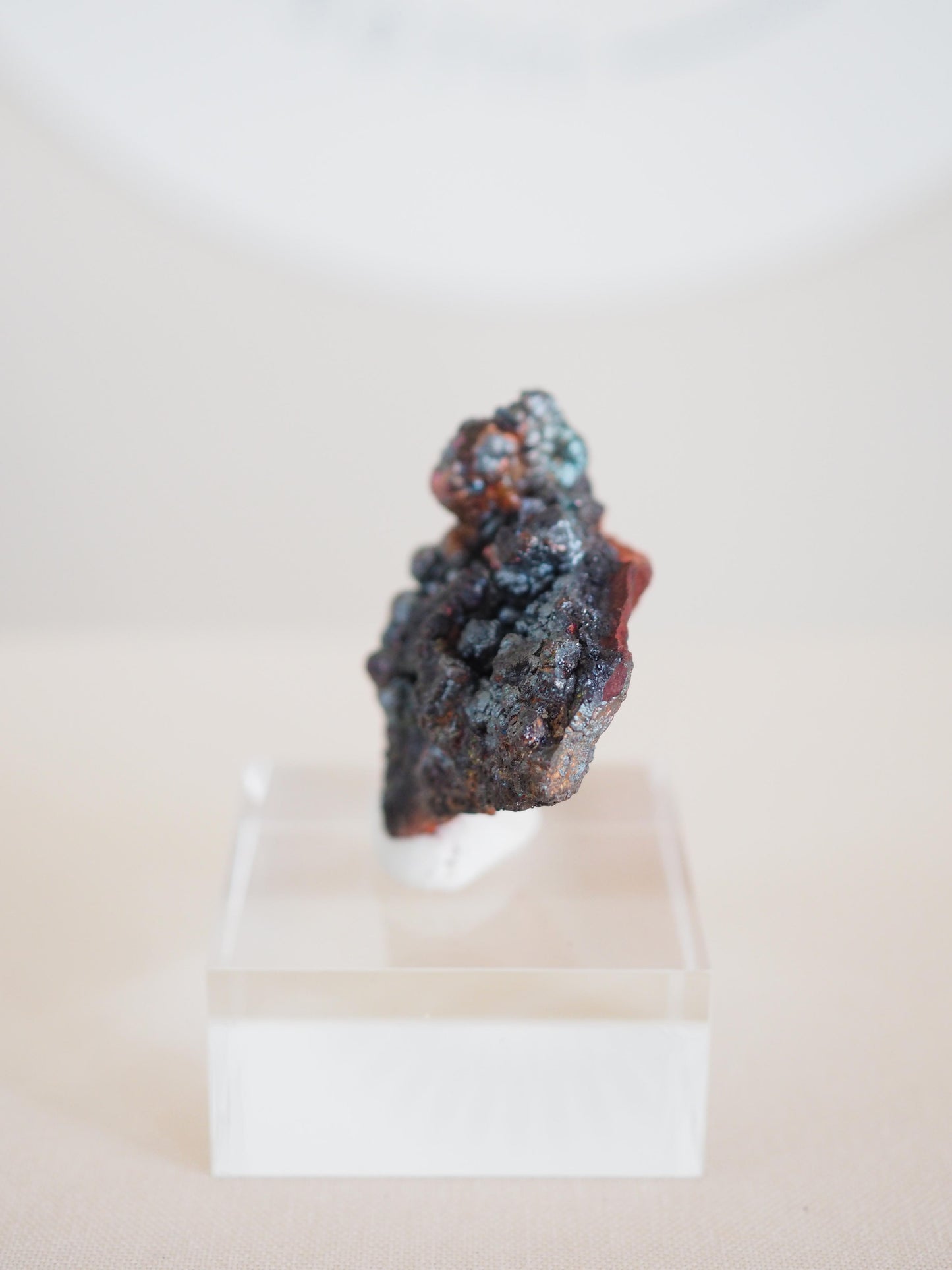 Bunt Irisierender Goethit . Iridescent Goetite Specimen [ 9 ] ca. 3.5 cm - aus Tharsis . Spanien