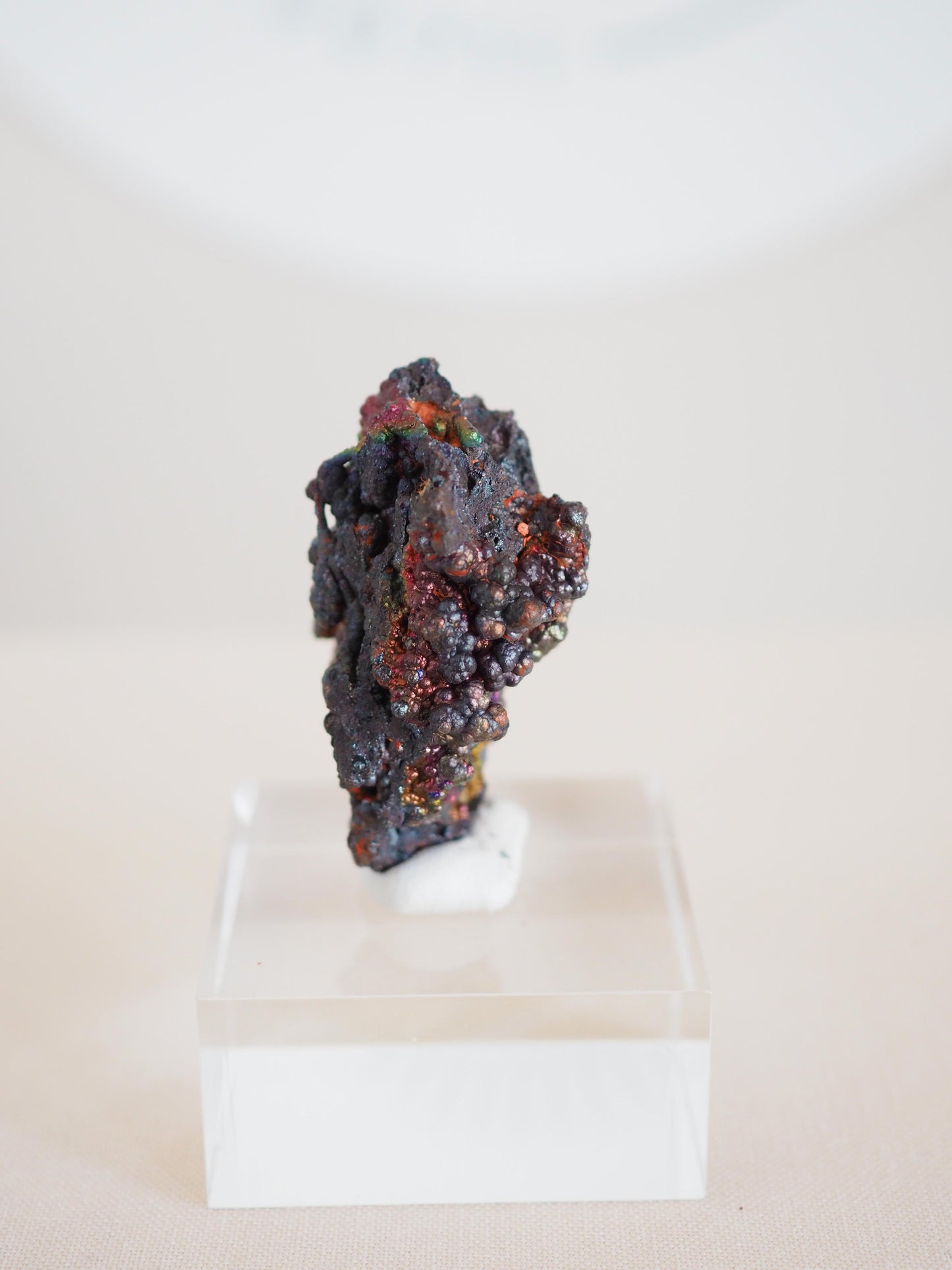 Bunt Irisierender Goethit . Iridescent Goetite Specimen [ 11 ] ca. 4.5 cm - aus Tharsis . Spanien