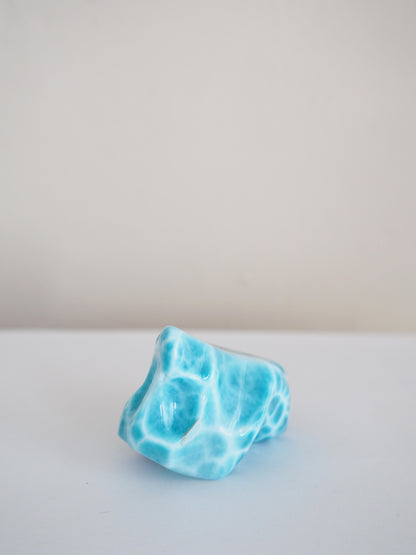 Larimar Freiform 335 ct - Dominikanische Republik . Hand geschliffen . HIGH QUALITY