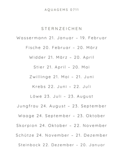 ZWILLINGE ZODIAC Crystal Box