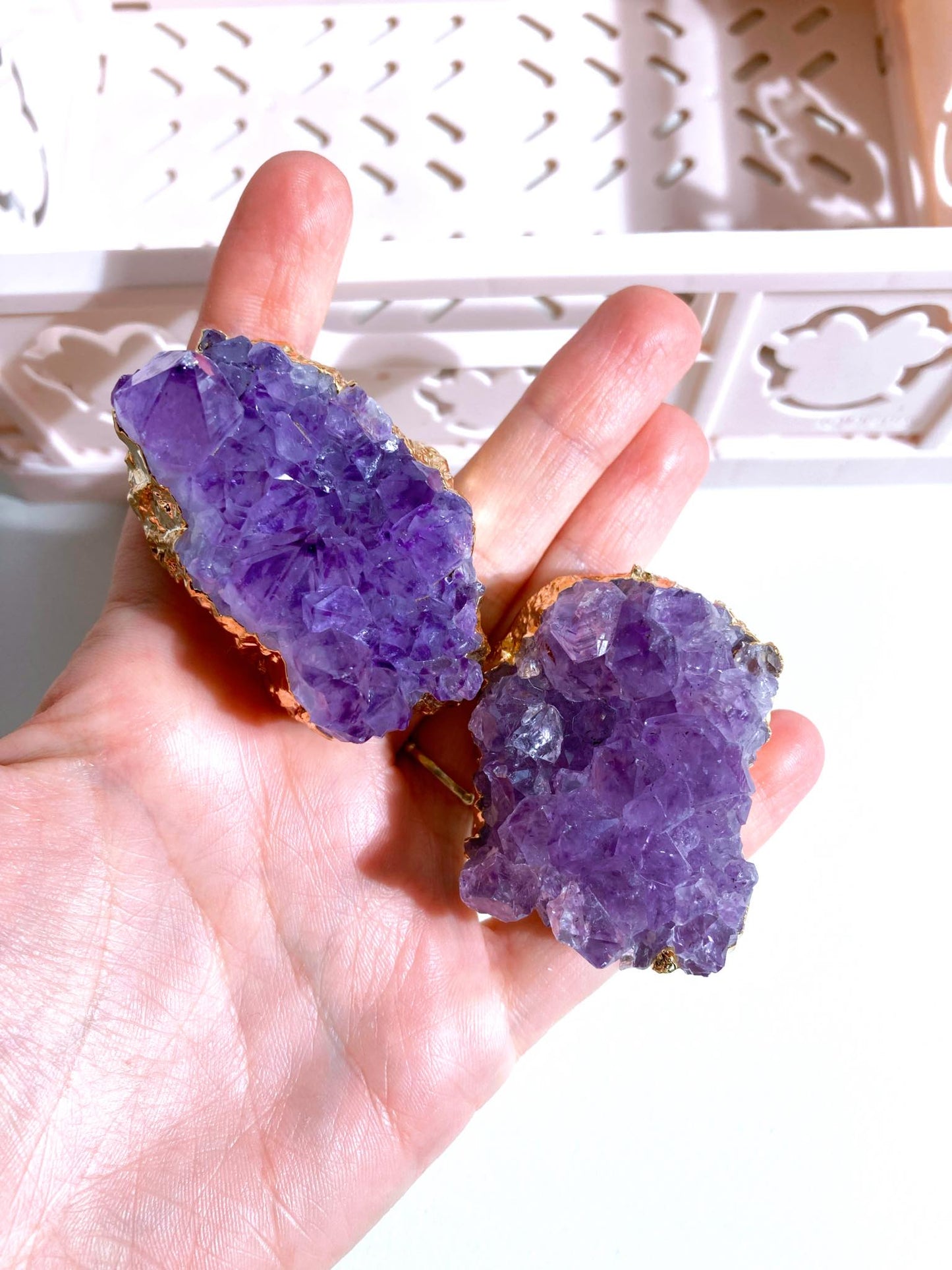 Amethyst Wein I Wasser Glas Karaffen Korken