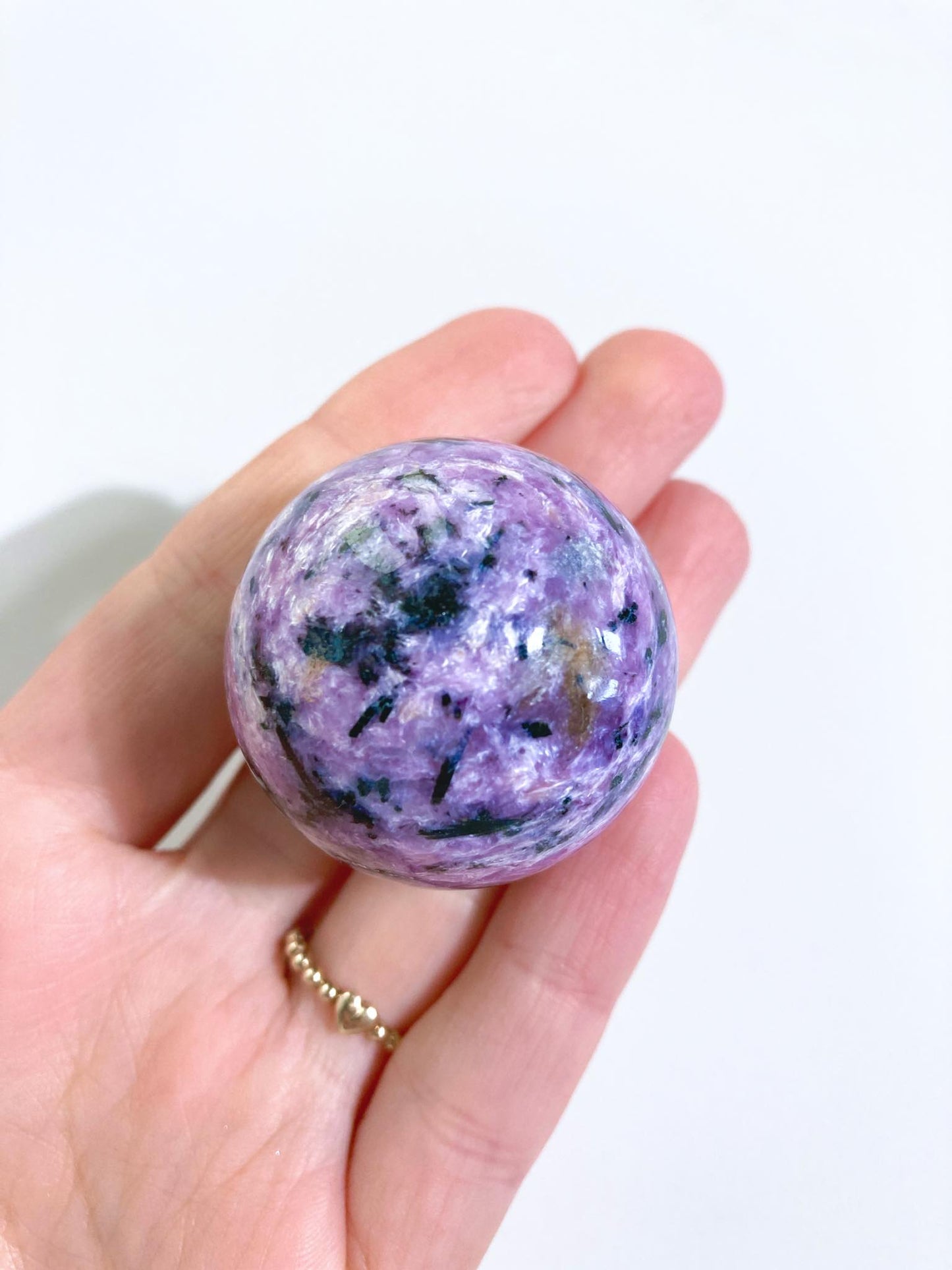 Charoit Kugel . Charoite Sphere ca. 3-3.5cm - aus Russland RARE