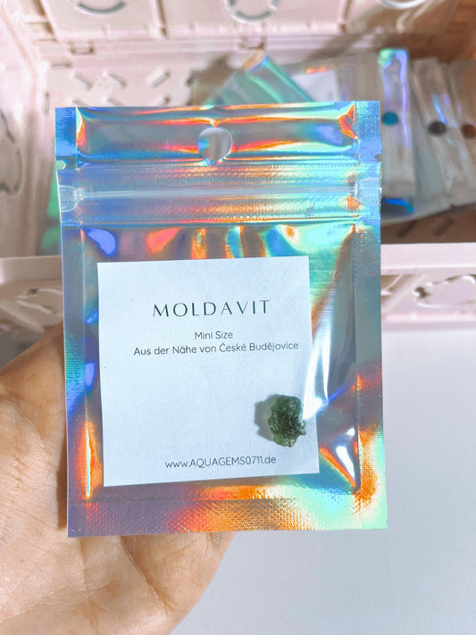 MINI MOLDAVIT 0.4 -0.7g -aus der Nähe von České Budějovice Tschechien