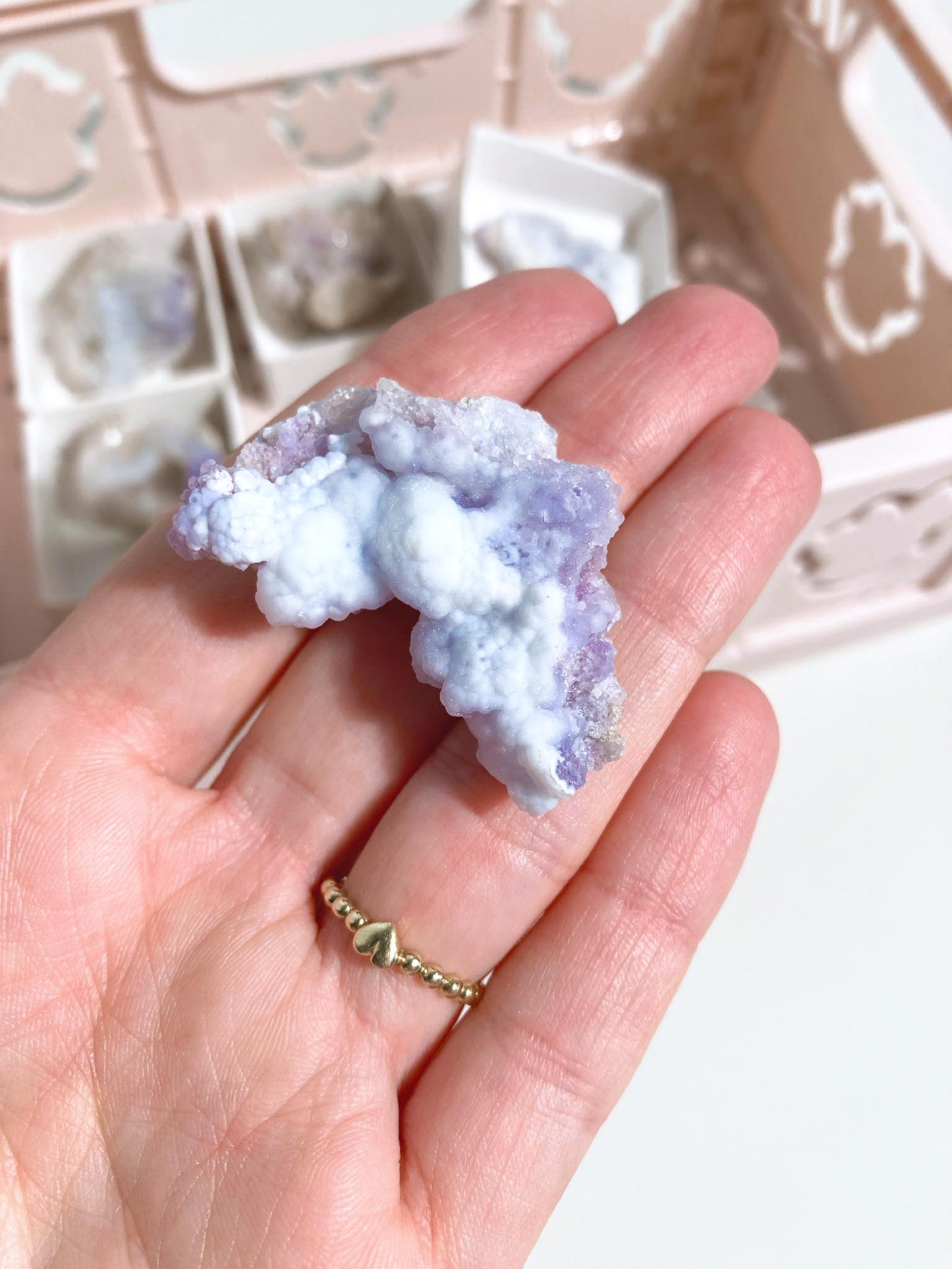Spirit Flower Druzy Geode MIDI - RARE NEUER FUND! 2021 ca. 5cm - aus Mexico