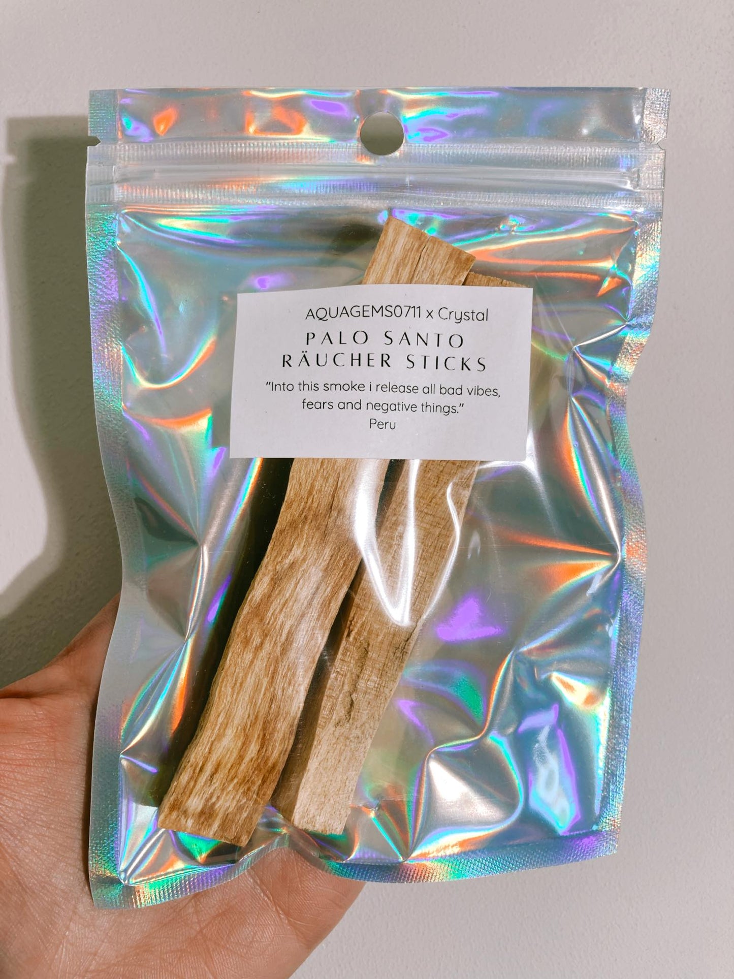 Palo Santo Heiliges Holz Räucher Stick [ 2 Stück ] - aus Peru