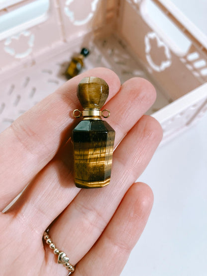 Mini Tigerauge Parfum Phiole Fläschchen