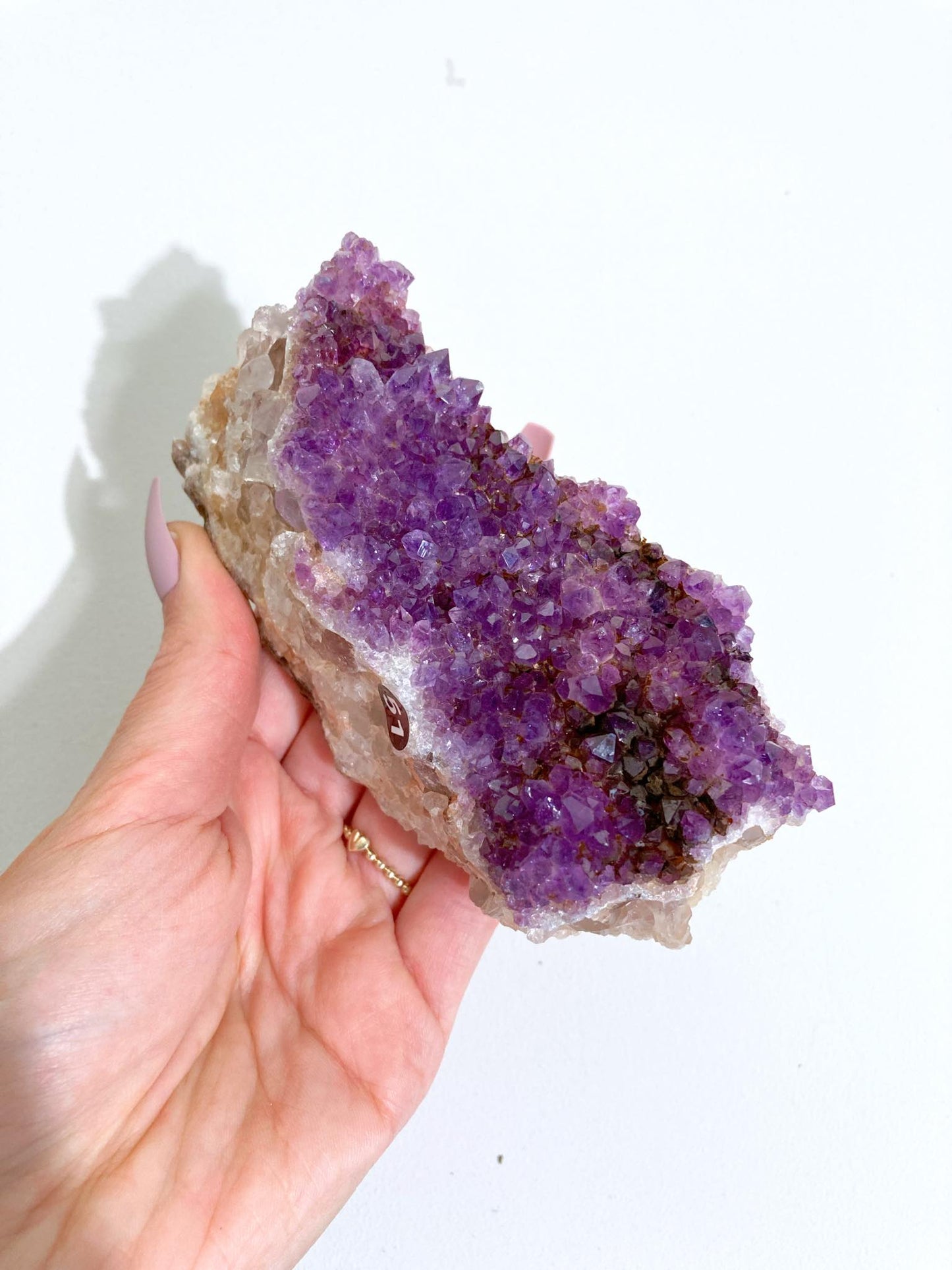 Pink Violettes Amethyst Cluster aus Brasilien 11cm 190g - High Quality [51]