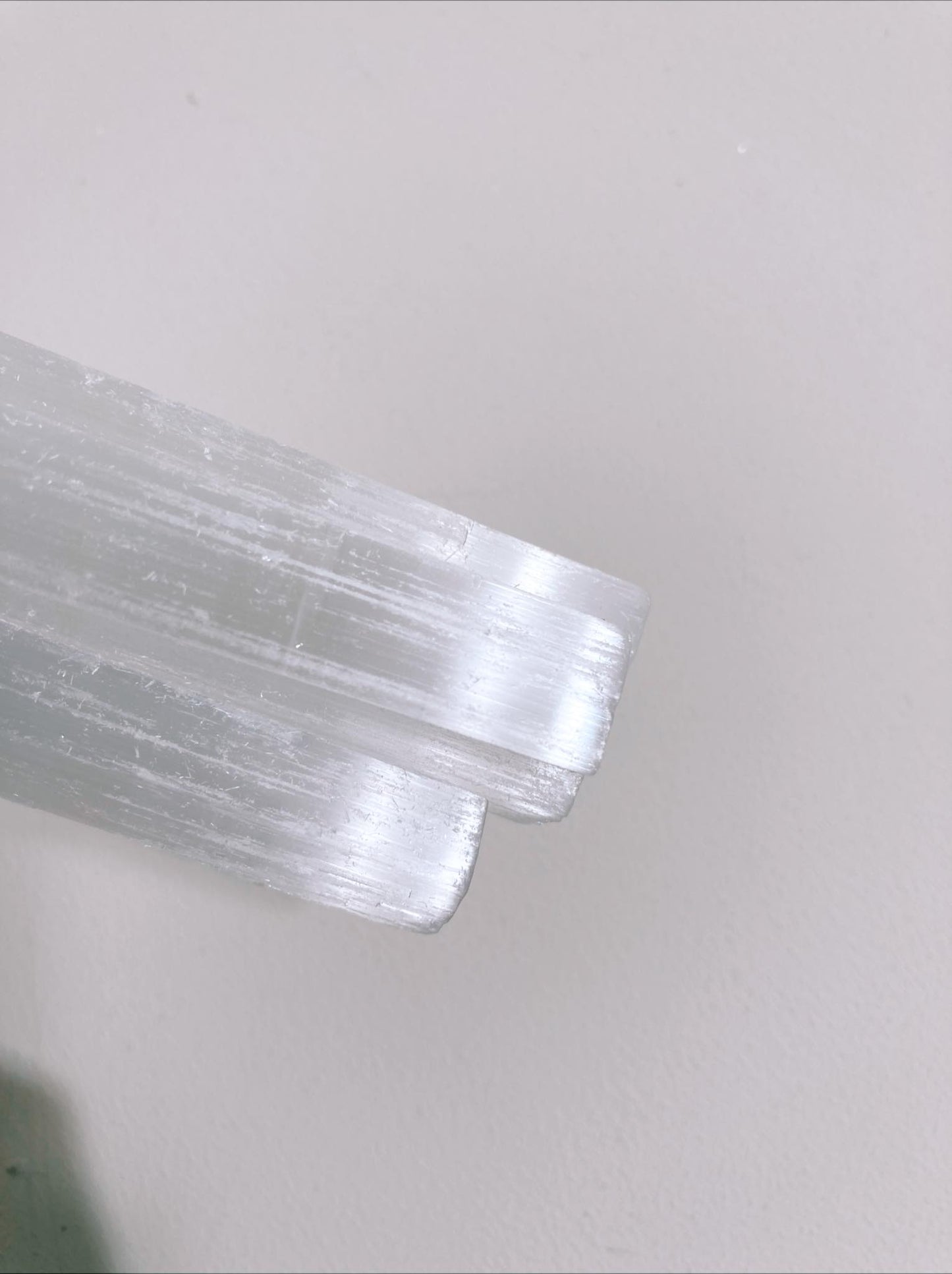CLEAN THE HOUSE! 4x 15cm Selenit Stab Set  . Selenite Stick - aus Marokko