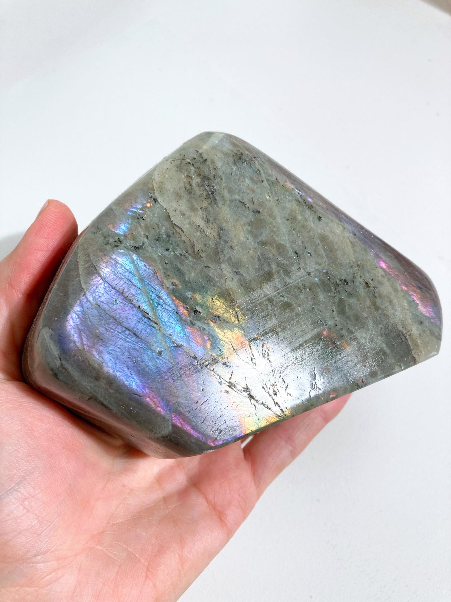 Pink golden Sunset Labradorit Freifrom . FREEFORM 1kg  - aus Madagascar (80)