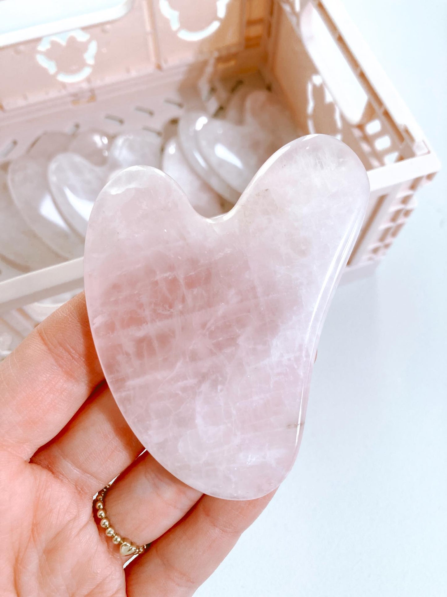 Gua Sha  Massage Tool für das Gesicht -  Gua sha Face Massage Skincare Facial SIZE S ca. 7cm- Common Quality