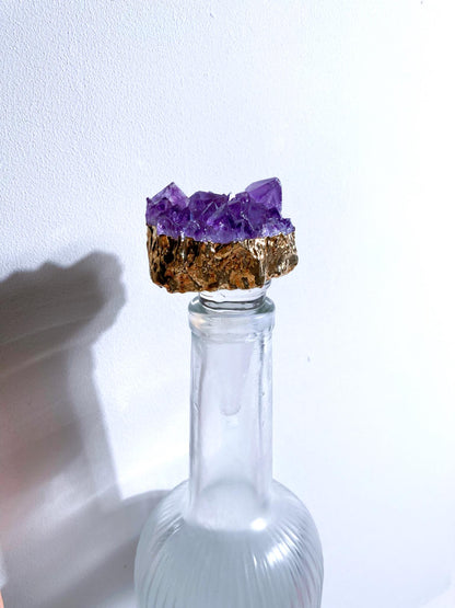 Amethyst Wein I Wasser Glas Karaffen Korken